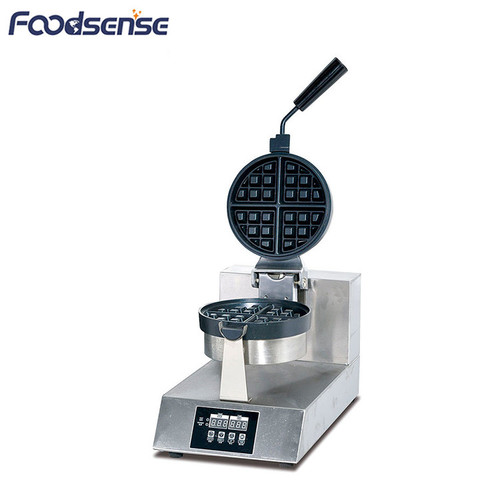 12 Months Warranty 220V Commercial Stainless Steel Round Waffle Bowl Maker Digital Control